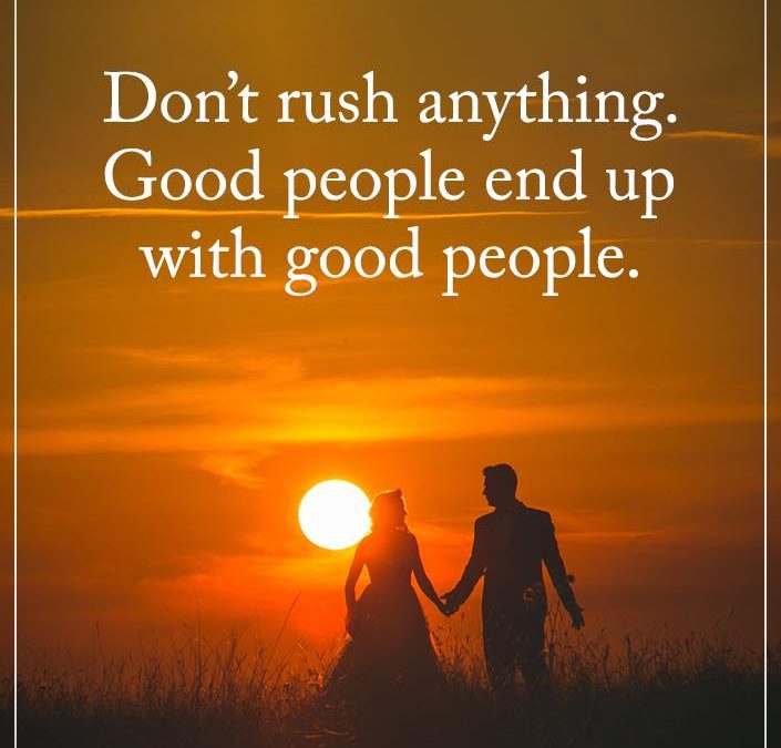 Don’t Rush Into Physical Relationships!