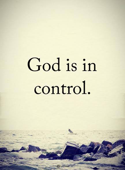 GOD IS IN CONTROL